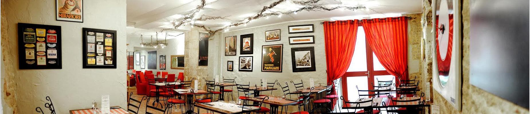 La salle du restaurant La Dolce Vita à Niort